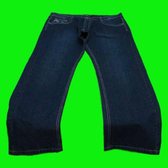 Marx & Dutch Unisex Jeans (40x32) Classic Fit Comfort Straight Legs Medium Wash - Picture 10 of 16